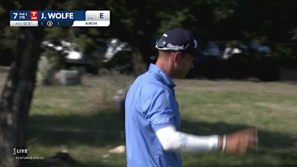 Jared Wolfe makes birdie on No. 7 at Valero