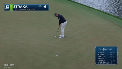 Sepp Straka sinks 12-foot birdie putt on No. 13 at THE PLAYERS