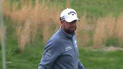 Marc Leishman throws dart at flag and birdies at Wells Fargo