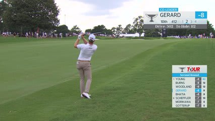 Ryan Gerard's 113-yard approach sets up birdie on No. 10 at TOUR Championship