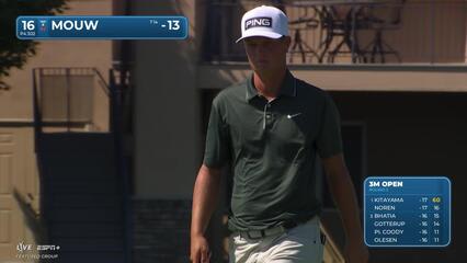 William Mouw makes birdie on No. 16 at 3M Open