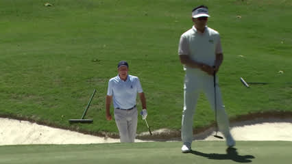 Matt Gogel makes birdie on No. 9 at Regions Tradition