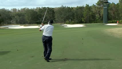 Lee Trevino's beautiful approach at PNC Father Son 