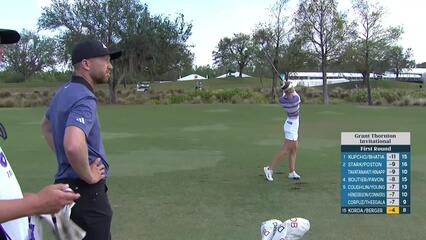 Nelly Korda uses nice approach to set up birdie at Grant Thornton