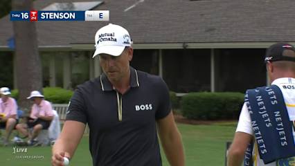 Henrik Stenson's great approach sets up birdie at RBC Heritage