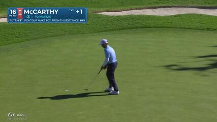 Denny McCarthy hits 160-yard tee shot to 6 feet, sets up birdie on No. 16 at The Genesis