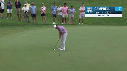 Chad Campbell makes birdie on No. 16 at DICK'S Open