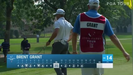 Brent Grant makes birdie on No. 15 in Round 3 at Utah