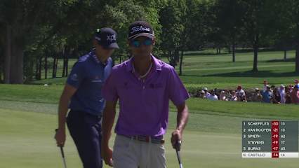 Ricky Castillo makes birdie on No. 14 at THE CJ CUP