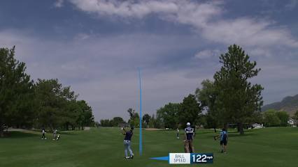 Brett Drewitt spins approach to set up birdie at Utah Championship