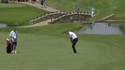Jim Furyk spins approach to set up birdie at Principal Charity Classic