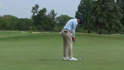 Jeffrey Kang makes birdie on No. 11 at Nationwide Children's