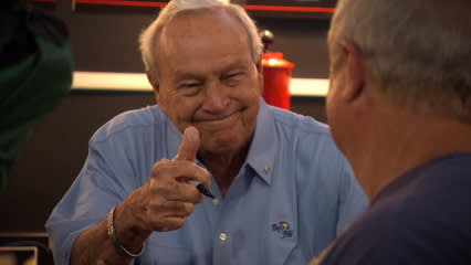 Arnold Palmer's influence on signing autographs