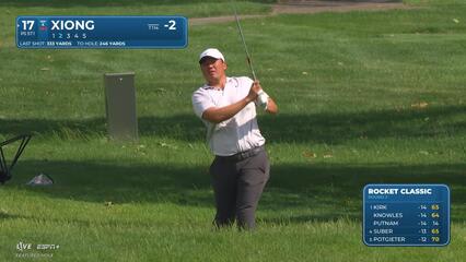 Norman Xiong makes birdie on No. 17 at Rocket Classic