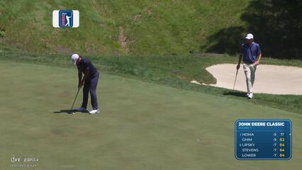 Joseph Bramlett makes birdie on No. 16 at John Deere
