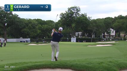 Ryan Gerard's 101-yard approach sets up birdie at Charles Schwab