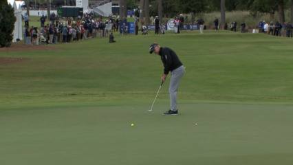 Rob Labritz sends in putt for birdie at SAS Champ