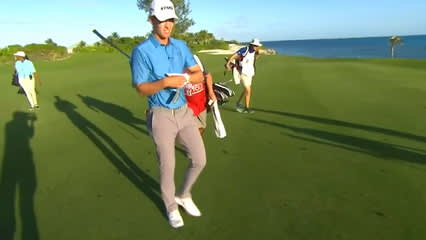 Maverick McNealy mic'd up at The Bahamas Great Exuma Classic