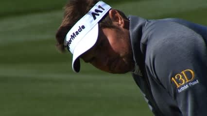 Jeff Overton throws in long range birdie at Waste Management