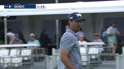 Michael Gligic drains birdie putt at Rocket Mortgage