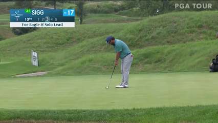 Greyson Sigg makes eagle on No. 10 in Round 4 at Korn Ferry Tour Champ