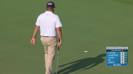 Zac Blair sinks 34-foot birdie putt on No. 7 at THE CJ CUP