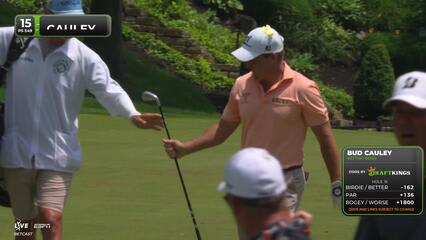 Bud Cauley reaches par-5 No. 15 in two, makes birdie at the Memorial