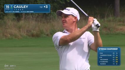 Bud Cauley makes birdie on No. 15 at Wyndham