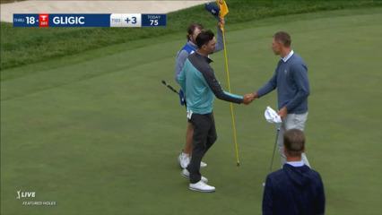 Michael Gligic sticks tee shot close at RBC Canadian