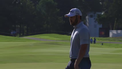 Patrick Cantlay holes 30-foot approach for eagle on No. 3 at FedEx St. Jude