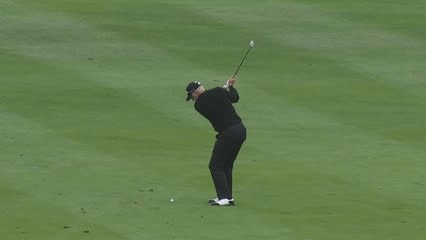 Roger Chapman birdies No. 18 at Nature Valley First Tee Open