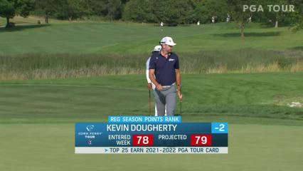 Kevin Dougherty makes birdie on No. 15 at Pinnacle Bank