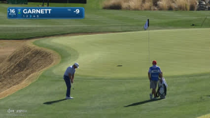 Brice Garnett nearly chips in for eagle, puts away birdie putt at The American Express