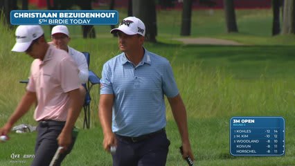 Christiaan Bezuidenhout hits tee shot to 10 feet, sets up birdie on No. 13 at 3M Open