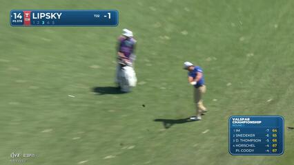 David Lipsky hits 99-yard approach to 5 feet, sets up birdie on No. 14 at Valspar