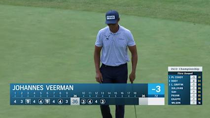 Johannes Veerman sinks a 31-foot birdie putt at ISCO Championship