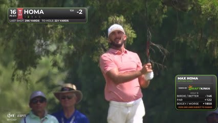 Max Homa reaches par-5 No. 16 in two, makes birdie at FedEx St. Jude