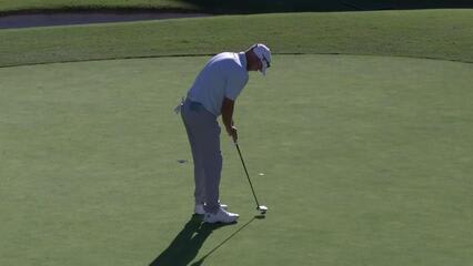 Cameron Percy makes birdie on No. 18 at Dominion Energy Charity Classic