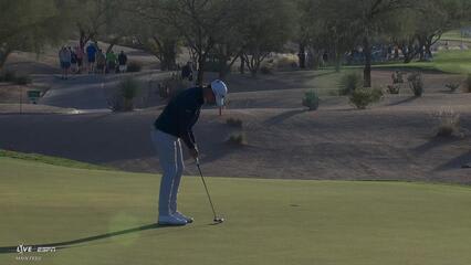 Mac Meissner sinks 9-foot birdie putt on No. 3 at WM Phoenix Open