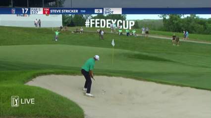 Steve Stricker's bunker play leads to birdie at John Deere