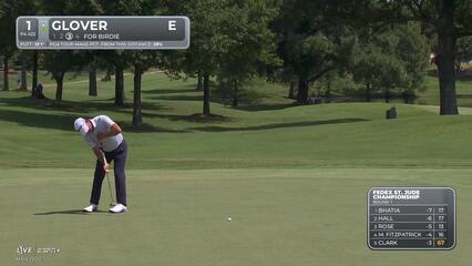 Lucas Glover makes birdie on No. 1 at FedEx St. Jude