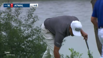Arjun Atwal makes birdie on No. 16 at John Deere