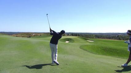 Jeffrey Kang makes Eagle on No. 10 at Korn Ferry Tour Champ