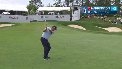 Padraig Harrington gets up-and-down from 73 yards for birdie on No. 12 at RBC Canadian