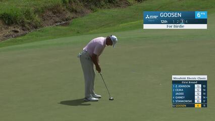 Retief Goosen makes birdie on No. 12 at Mitsubishi Electric Classic
