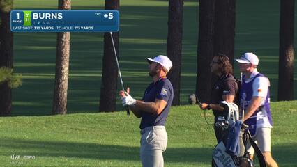 Sam Burns's 177-yard approach sets up birdie on No. 1 at Truist Championship