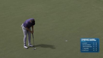 Beau Hossler drains 6-foot birdie putt on No. 8 at Cognizant Classic
