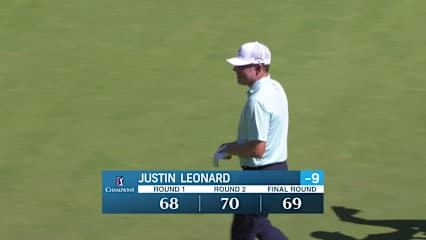 Justin Leonard makes eagle on No. 18 at Boeing Classic