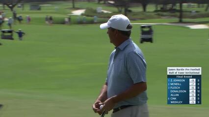 Shane Bertsch makes birdie on No. 11 at James Hardie Pro Football Hall of Fame Invitational