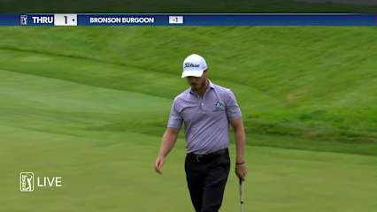 Bronson Burgoon sinks an 18-foot birdie at John Deere
